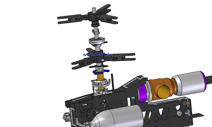 Kaa-1200 coaxial mechani