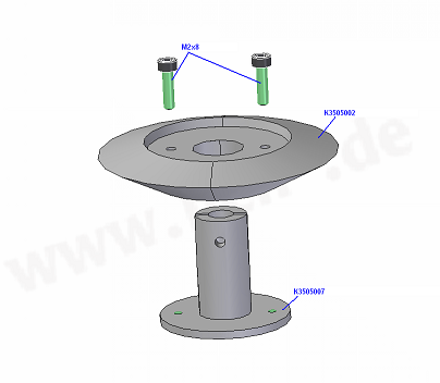 #1.1 assembly bevel gear below